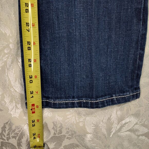 Miss Me Jeans Womens 26 Bootcut Lowrise Rhinestone Embellished Stretchy - Picture 9 of 10